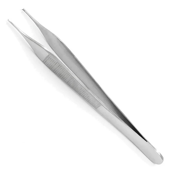 05.PI.121. Пінцет мікрохірургічний Адсона (Adson), 1/2 зуба, 150 мм x 0,8 мм. PARADISE.